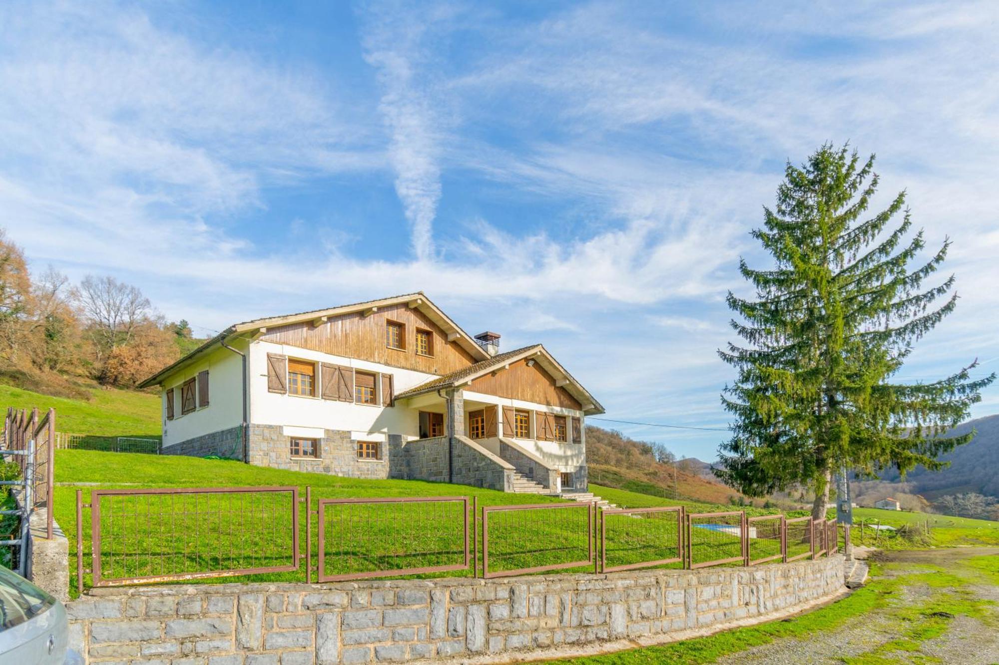 Casa Ospela, Espectacular Chalet De Montana Rodeada De Naturaleza Aizaroz Exterior photo